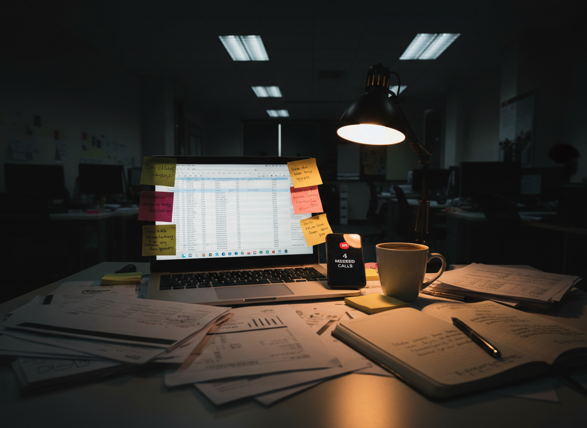The operational desk — where the hours go before agents take the job